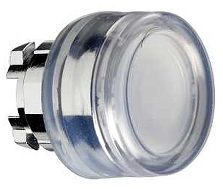 
				Cabezal de botón pulsador ZB4BP1 Schneider Electric Blanco, Retorno por Resorte, Redondo, diám. 29.5mm