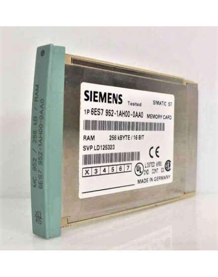 6ES7952-1AH00-0AA0 SIEMENS SIMATIC S7-400 SCHEDA DI MEMORIA RAM MC 952