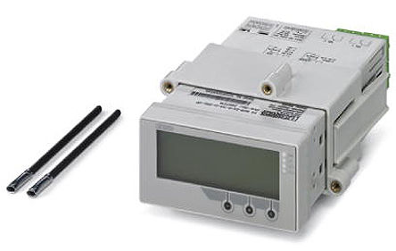 
				Indicador de proceso Phoenix Contact, LCD, para Corriente, resistencia, TC, tensión, 45mm x 92mm