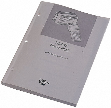 Livro, manual de autoinstrução TSX07nanoPLC