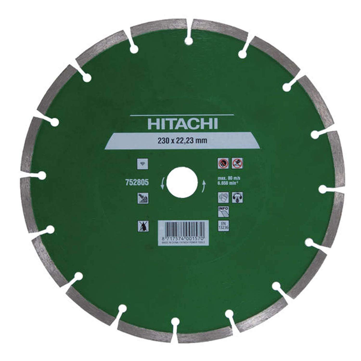 Disco diamantato Hitachi 115x22x2x7mm
