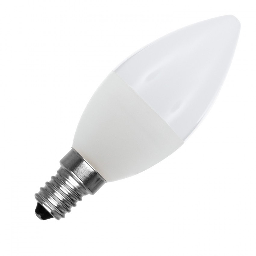 LED крушка за свещи E14 5W топло бяла