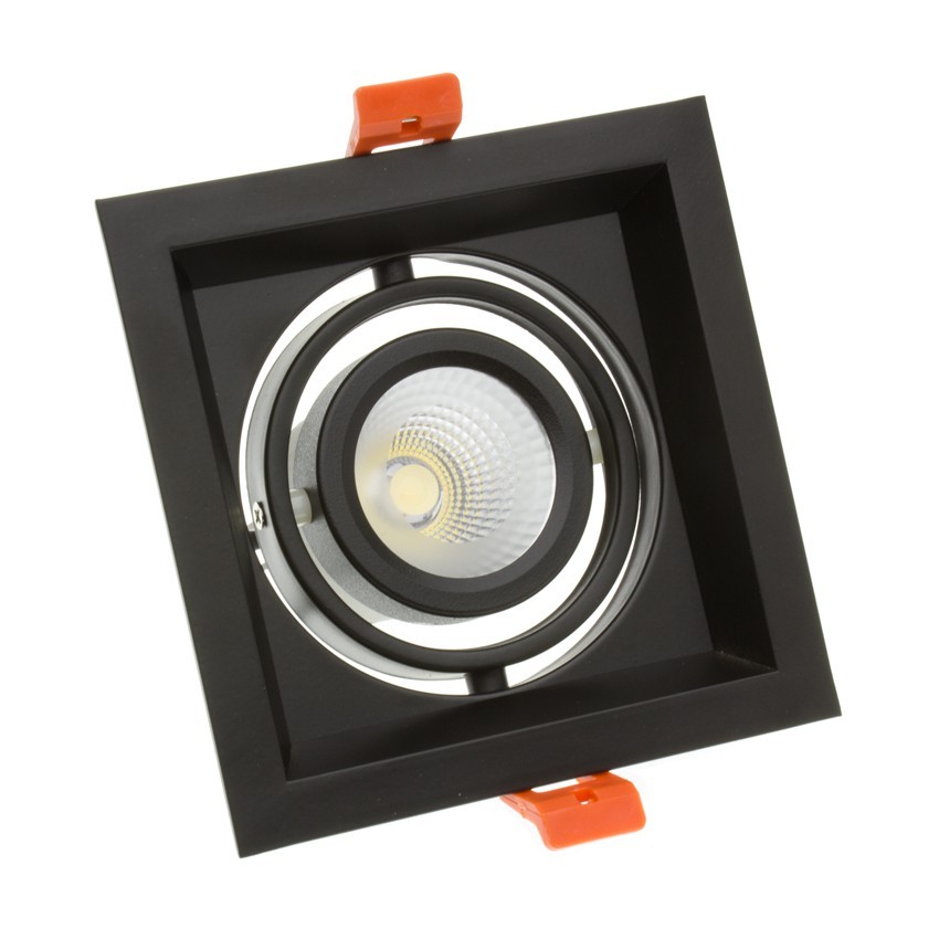 CREE-COB gerichteter LED-Strahler Madison Schwarz 10W LIFUD (UGR 19)