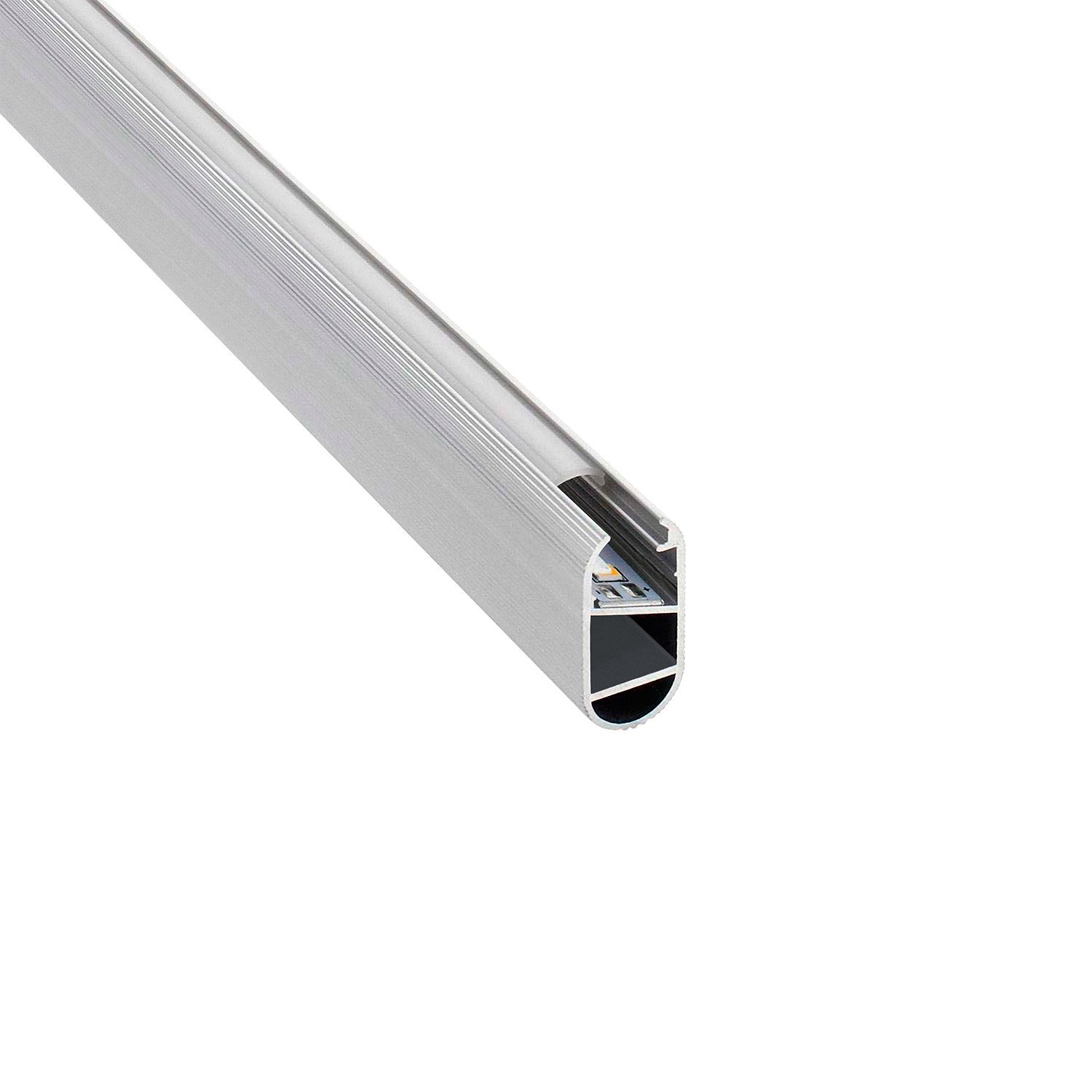 Perfil de Aluminio Barra Colgar Ropa para Armario 1m para Tiras LED