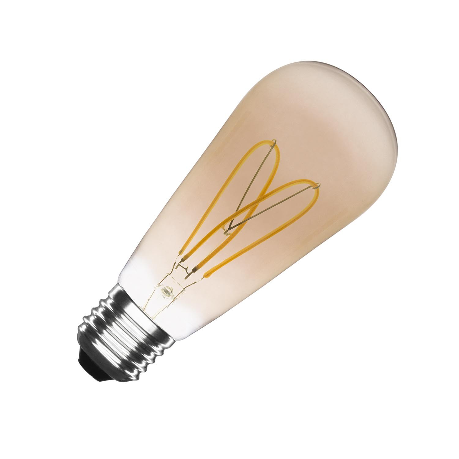 Bombilla LED E27 Regulable Filamento Gold Big Lemon ST64 4W