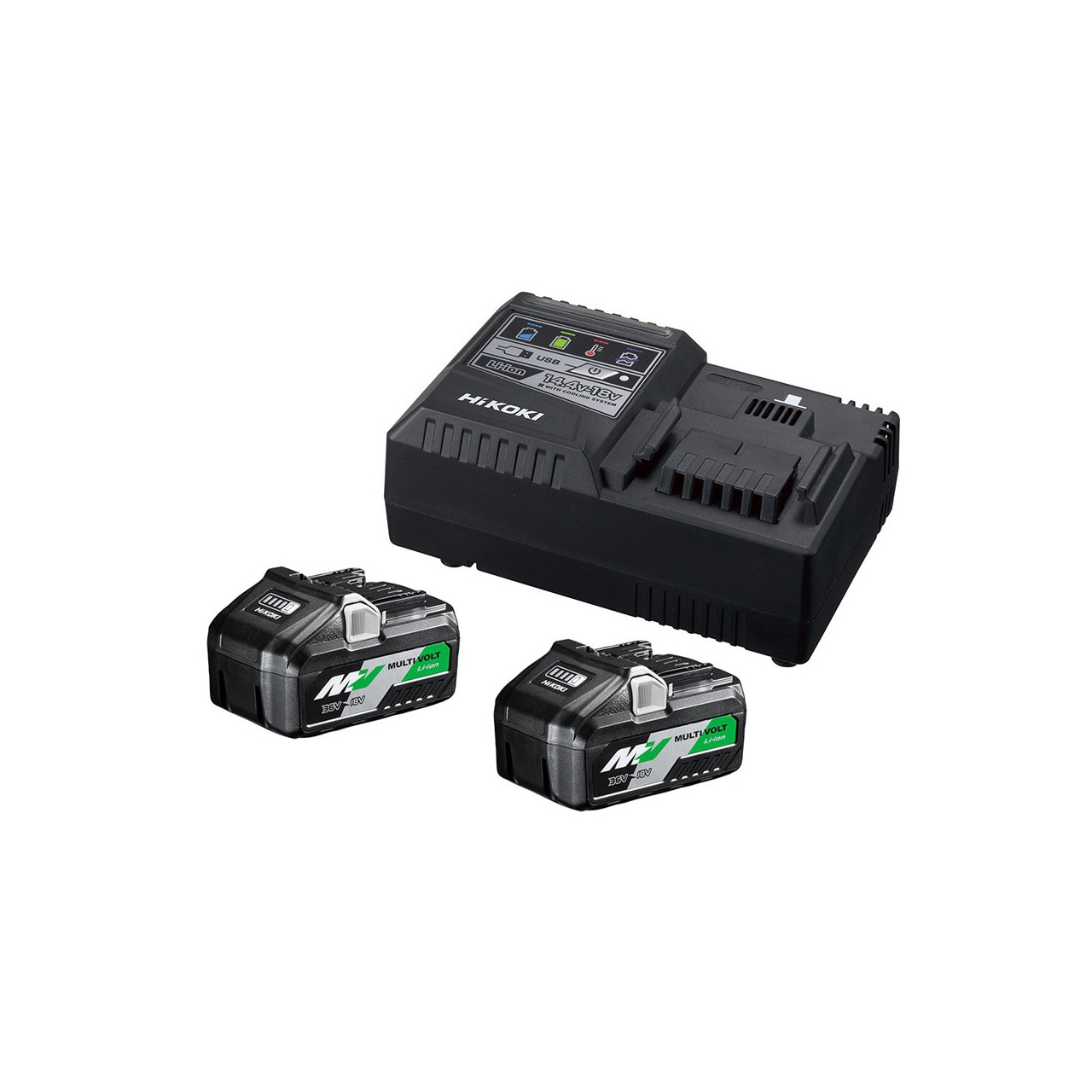 UC18YSL3WE Pack de 2 baterías BSL36B18 + 1 cargador UC18YSL3