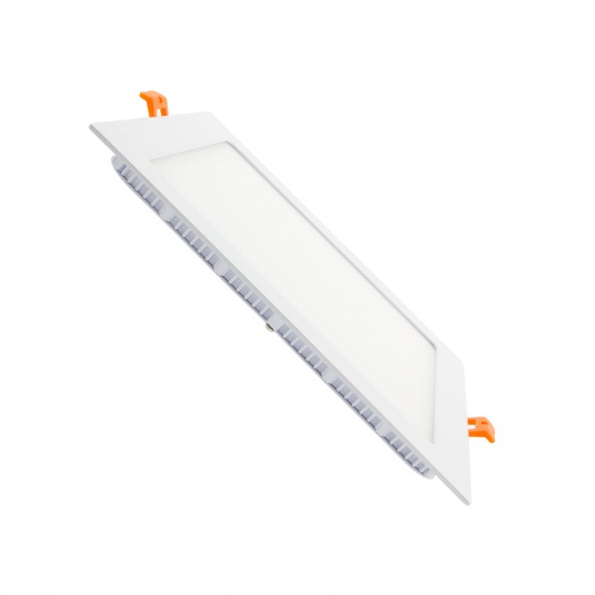 Placa LED Cuadrada SuperSlim 18W Corte 205x205 mm Blanco Frio