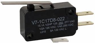 V7-1C17D8-022 Microinterruptor, Miniatura, Palanca con Roldana