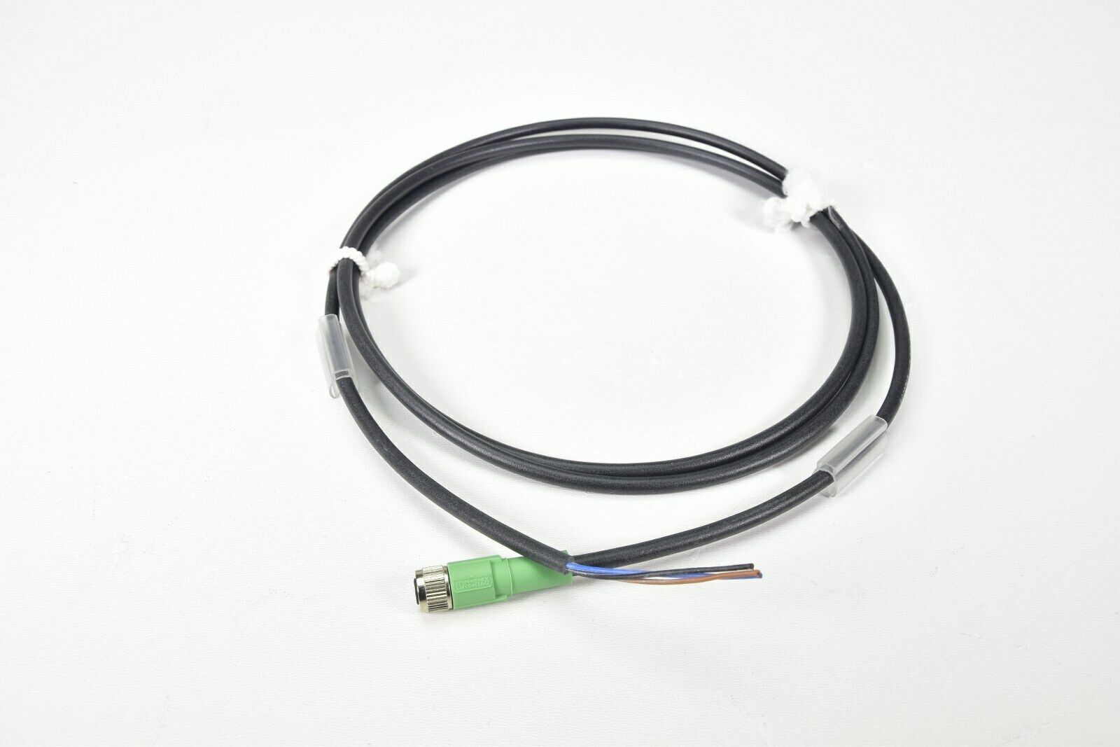 SAC-3P- 3,0-PUR/M12FS Cable de conexión; M12; PIN: 3; recto; 3m; enchufe; 250VCA; 4A