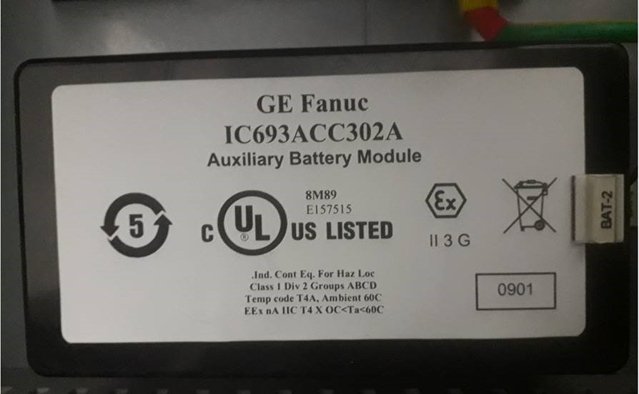 Auxiliary Battery Module GE Fanuc IC693ACC302A
