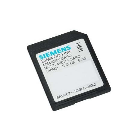 tarjeta de memoria MM SIMATIC Multi Media Card de 128 MB SIEMENS 6AV6671-1CB00-0AX2