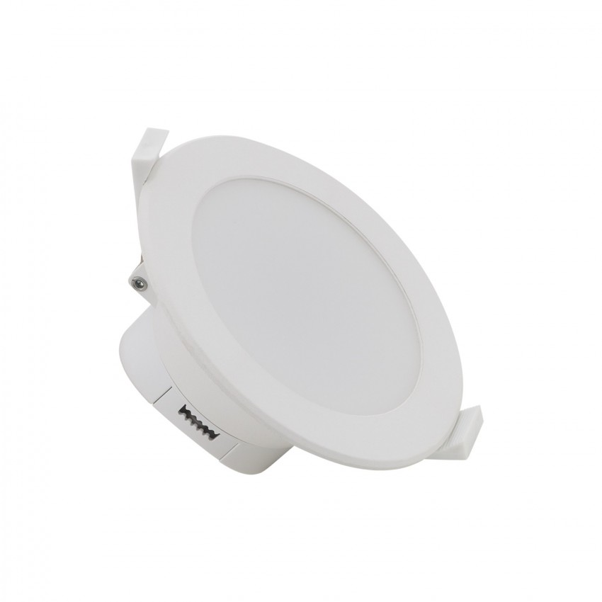 Downlight LED 10W circolare speciale IP44 taglio Ø 100 mm bianco freddo