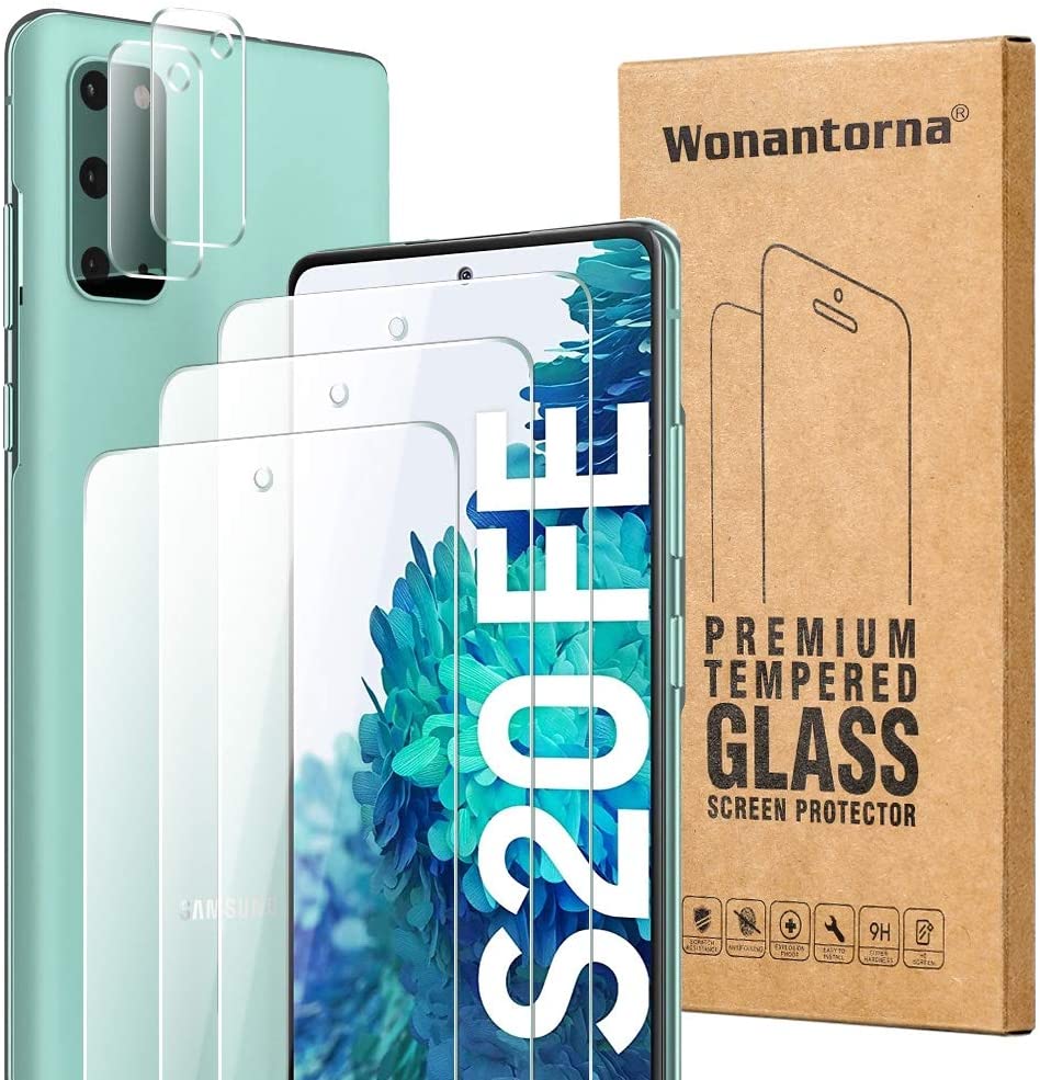 Protector pantalla cristal templado para Samsung Galaxy S20 FE (3uds)