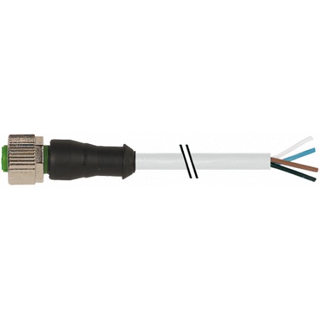 Murrelektronik 7000-12221-6140500 Cable de conexión con. A M12 Hembra, 4 polos