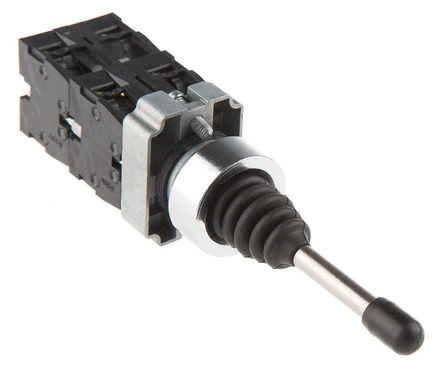 Joystick-Schalter, 4 Achsen, 3 A bei 240 V AC, Gewinde, 240 V AC, SPST-NA, IP65, -25 → + 70 ° C.