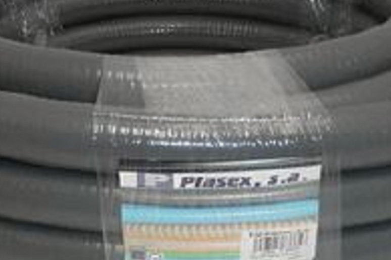 Tuberia PVC flexible 32mm 25m gris nueva