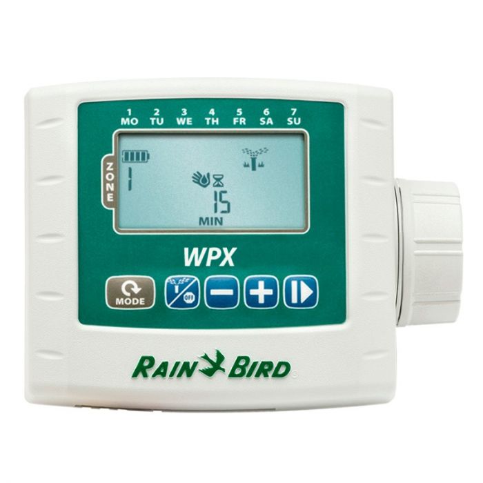 Programador a pilas WPX Rain Bird 1 estación con solenoide 9V