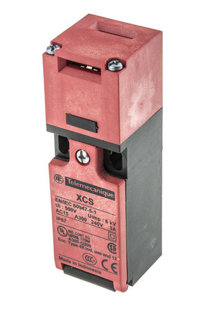 Interruptor de bloqueo con protección de seguridad Schneider Electric XCSPA591, NA/NC, 6 A, 240V, 250V, Poliamida