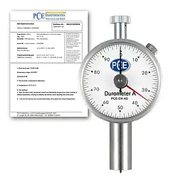 Durómetro PCE-DX-AS-ICA incl. certificado calibración ISO 