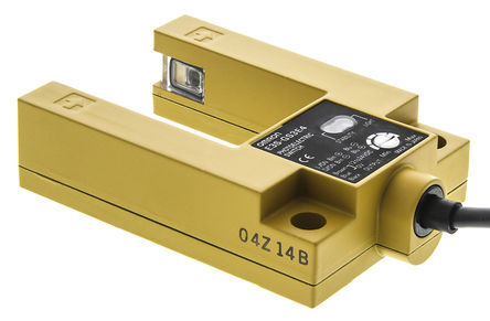 Sensor Fotoeléctrico Haz pasante (horquilla), LED Infrarrojo, Alcance 3 cm, Cuerpo de Horquilla, Salida NPN