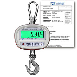 Instrumento de medición de fuerza Dinamómetro PCE-CS 300 ISO 