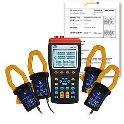 Amperímetro PCE-360-ICA incl. certificado de calibración ISO 