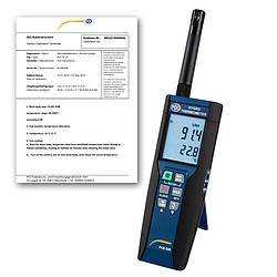 Higrómetro PCE-330-ICA incl. certificado calibración ISO 