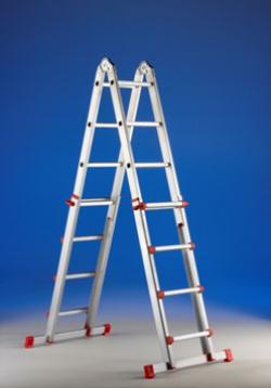 Aluminum multipurpose ladder