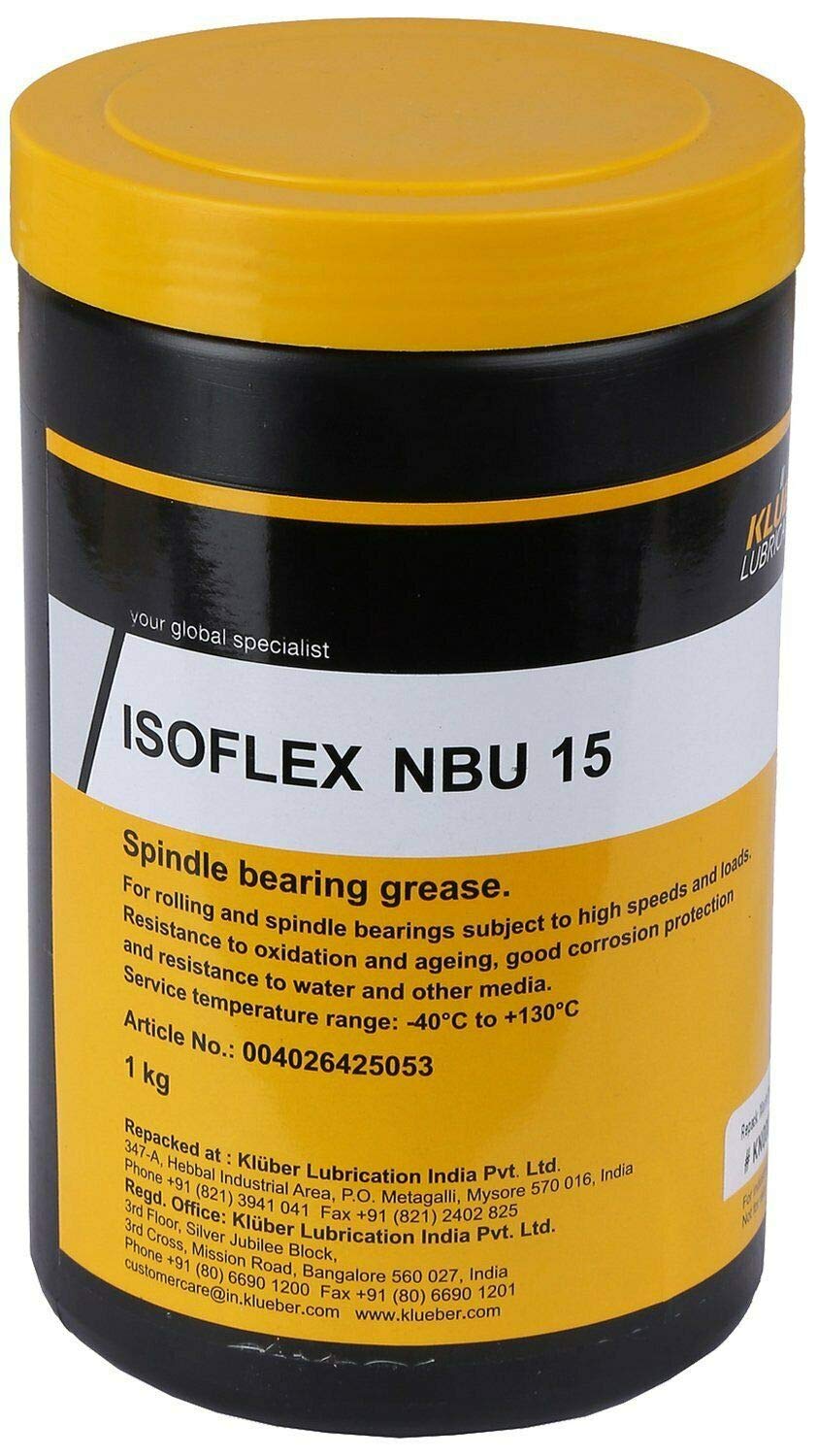 Kluber Isoflex NBU 15 1kg Grasa Rodamientos