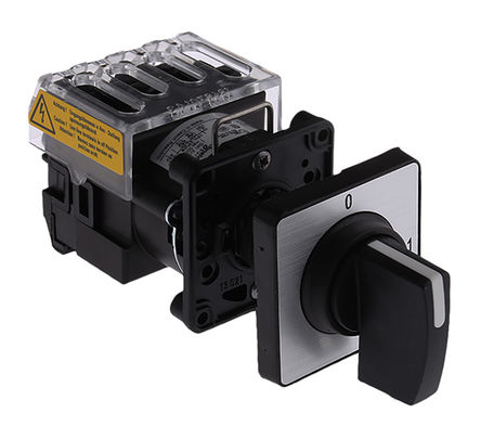 Rotary switch, 2 Positions, max. 690 V ac, maximum current 5.6 A