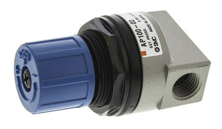 Клапан за освобождаване на налягането SMC AP100-02B AP100, женски Rc 1/4 женски Rc 40mm