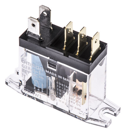Non-Latching Relay, SPDT, Panel Mount, 24V dc
