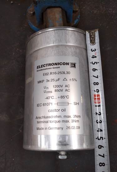 Condensador Electronicon E62.R16-253L30