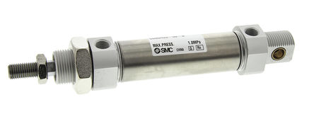 Cilindro neumático redondo SMC, CD85N25-50-B, Acción Doble