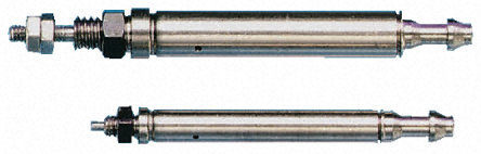 Cilindro de pasador neumático SMC CJ1B4-5SU4, Acción Único, Calibre 4mm, Recorrido 5mm