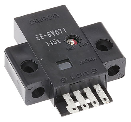 Sensor Fotoeléctrico Retrorreflexivo, LED Infrarrojo, Alcance 1 → 5 mm, Cuerpo Rectangular, Salida NPN