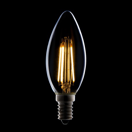 Lampadina a filamento LED dimmerabile E14 4W 380Lm
