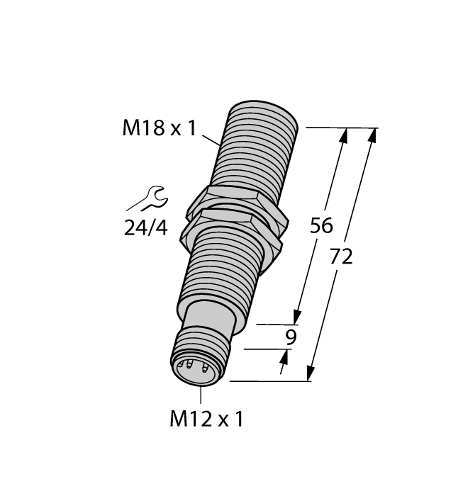 BI5-M18E-LIU-H1141 (1536205)  Sensor inductivo  Con salida analógica