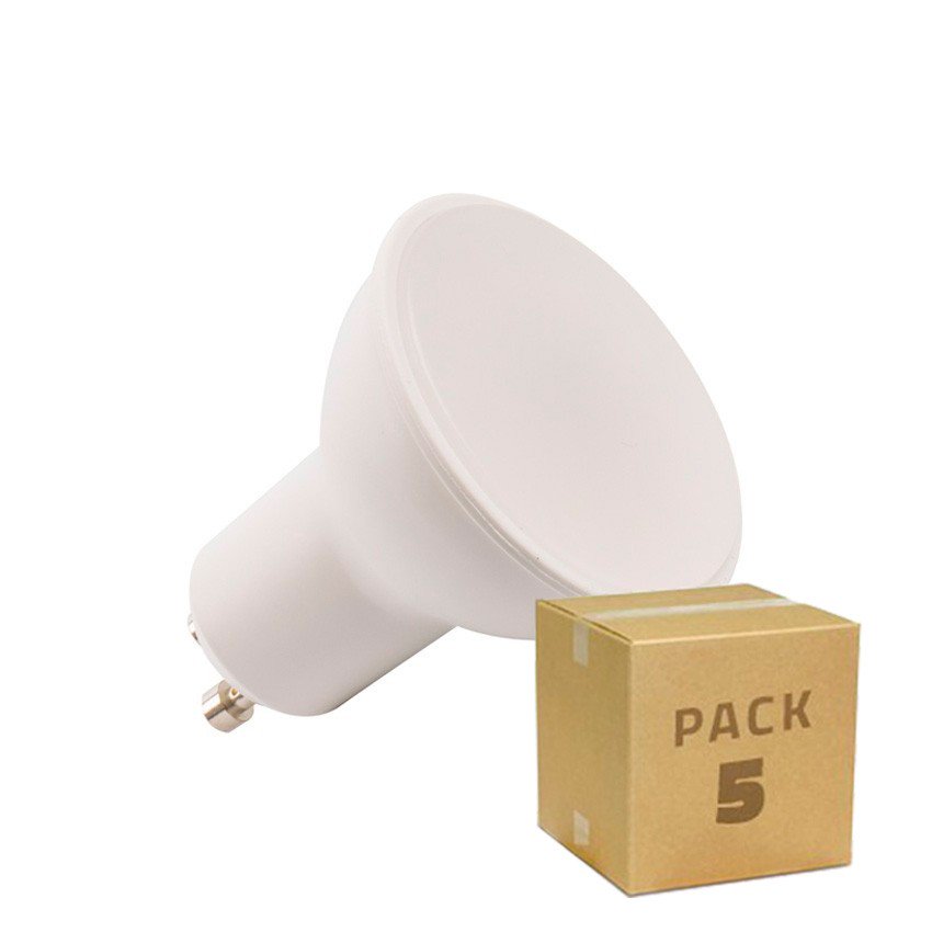 Pack 5 GU10 2835SMD 6W 500Lm LED Bulb