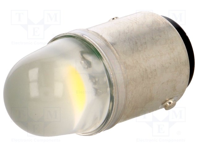 Lampada a LED POLAM-ELTA LW-BA15D-24AC / DC; bianco; BA15D; 24VDC; 24VAC