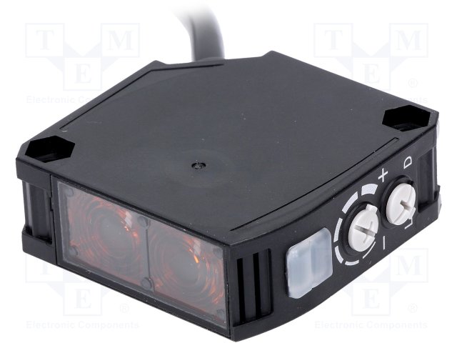 E3JK-RR12 2M Sensor: Photoelectric; Range: 10m; SPDT; DARK-ON, LIGHT-ON; 3A