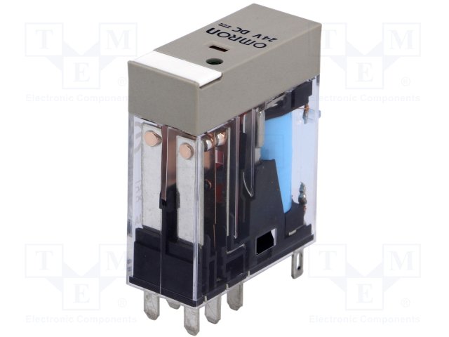 G2R-2-SN 24VDC (S) Relay: electromagnetic; DPDT; Uinductor: 24VDC; 5A / 250VAC; 1250VA