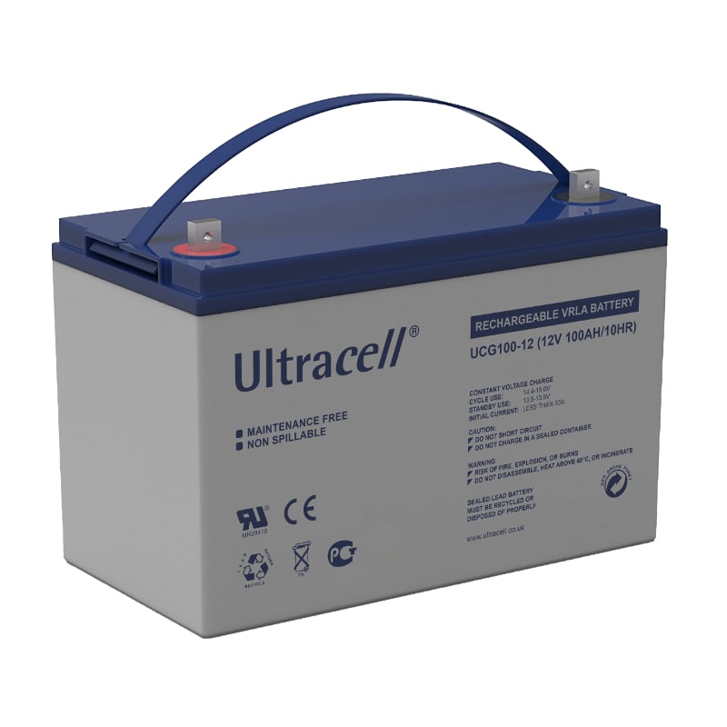 Batería GEL Ultracell UCG-100-12 de 115 Ah (C100)