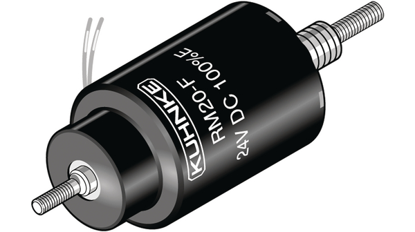 Kuhnke RM 32 - R -F* - 24VDC 100%ED - Solenoid Actuator 24VDC 6.5W 8mm 2.8N