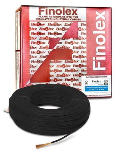 CABLE, FINOLEX 4mm, NEGRO      FINOLEX CABLES      10306013            CAJA (90,00M)