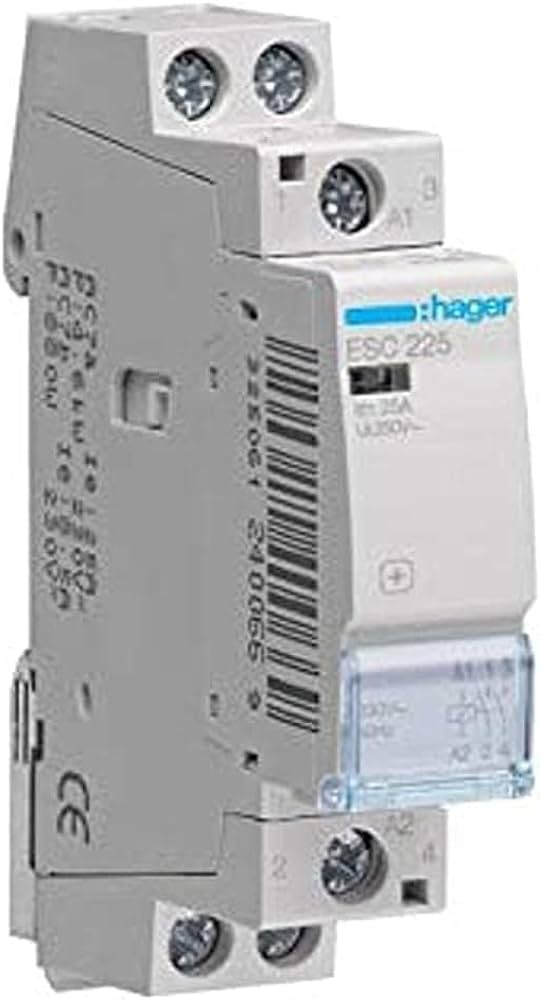 Hager ESC225 Contactor, 230 voltios