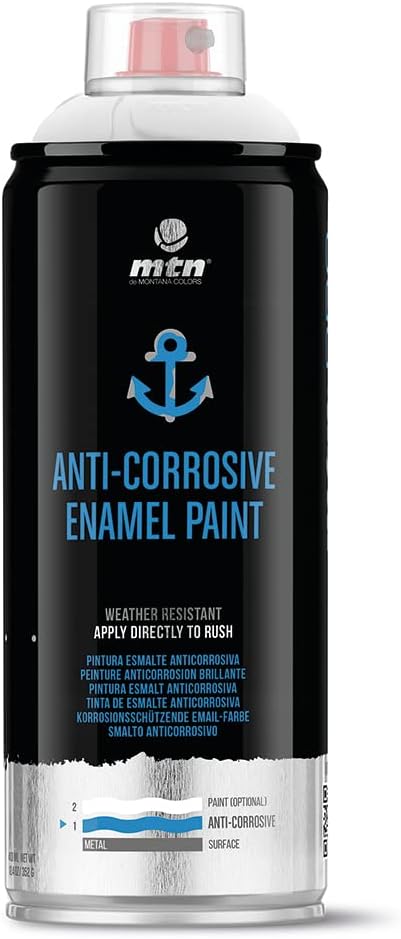 Spray pintura antioxido pro MONTANA 400ml negro