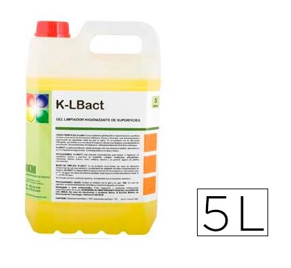 Limpiador desodorizante de materia orgánica K-GM. Fabricante IKM. Se suministran 25 litros en 5 garrafas de 5 litros