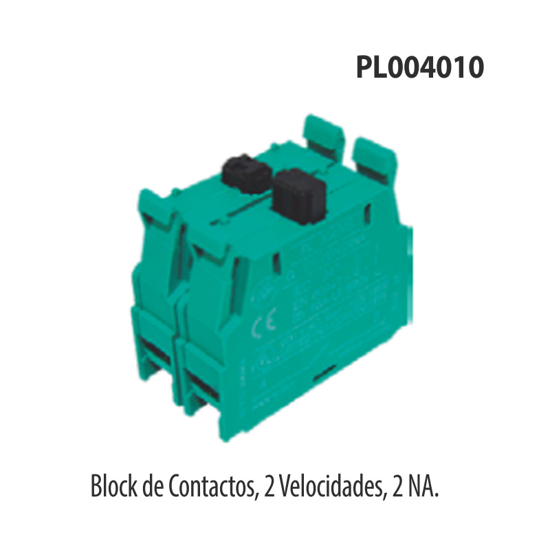 PL004010 Bloc de contact NO 2 vitesses