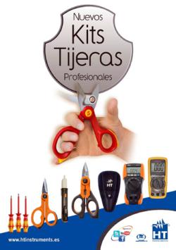 Kit multímetro digital manual + conjunto 3 chaves de fenda Lasertip + tesoura profissional para eletricista